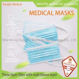 Kanghu / Medical Mask / Disposable 3ply Non-Woven Mask / Type Iir