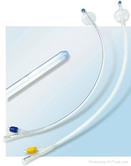 Single-Use Surgical Silicone Foley Catheter (two-way three-way)