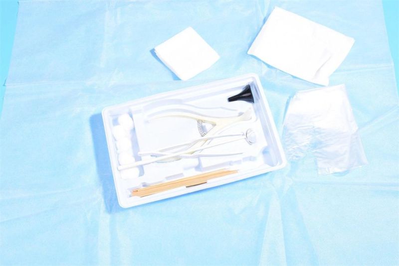 Hospital-Level Same Style, Individually Packaged, Sterile, Wholesale Medical Disposable Ear, Nose and Throat Examination Kit