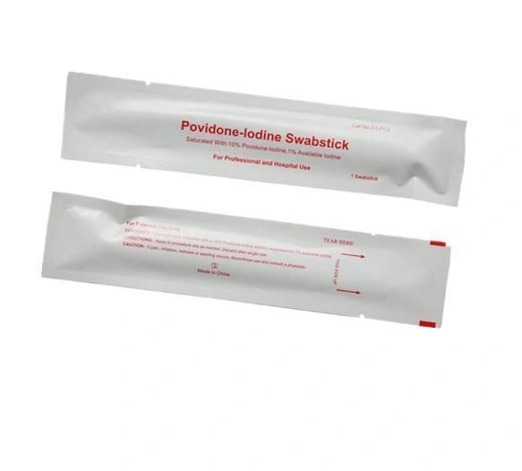 Medical Disposable Antiseptic Povidone-Iodine Prep Swabstick