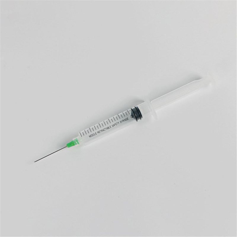 Factory Retractable Syringe Disposable 10cc Syringe