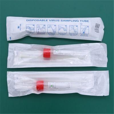 Virus Sampling Tube Viral Transport Medium Nasal and Oral Swab Individual Packaged