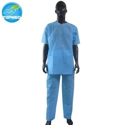 2021 Hospital Uniform Hot Sale Disposable PP SMS Patient Gown
