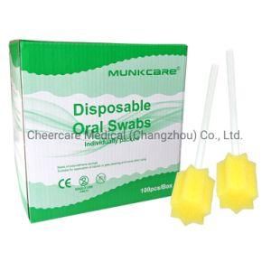 Medical Disposable Mouth Sponge Swabs Dental Oral Swab Sticks for Mouth Cleaning