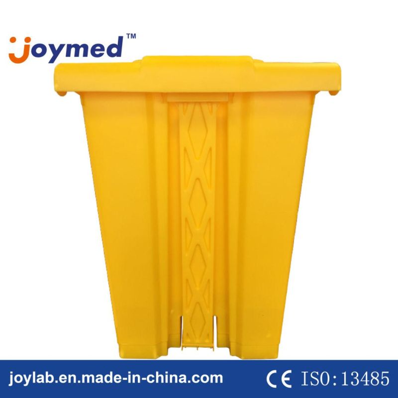 30-100L Yellow Plastic Dustbin Medical Garbage Bin