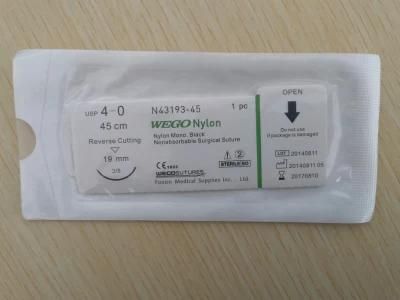 Wego Brand Nylon Surgical Suture 4-0