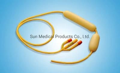 Disposable 3 Way Double Balloon Latex Stomach Tube