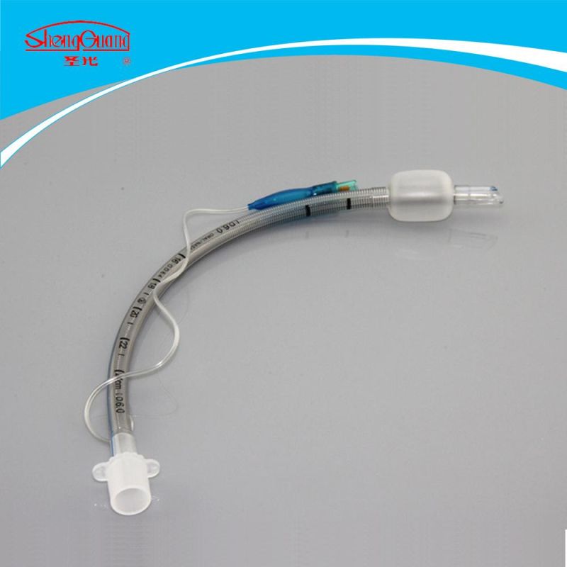 6.0 7.5 8.0 Disposable Reinforced PVC Endotracheal Catheter Tube with Cuff
