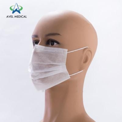 Face Mask 3 Ply Protective Disposable Non-Medical Mask with Melt Blown Civil Mask