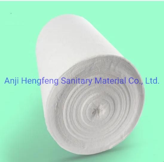 100% Cotton Medical Absorbent Gauze Roll Dressing Gauze Roll