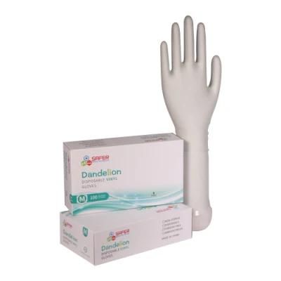 Vinyl &Nitrile Blend Gloves Disposable Powder Free Clear