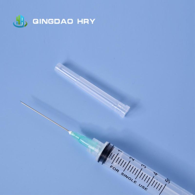 3 Ml Luer Lock Medical Disposable Syringe with Needle Fast Delivery From Factory