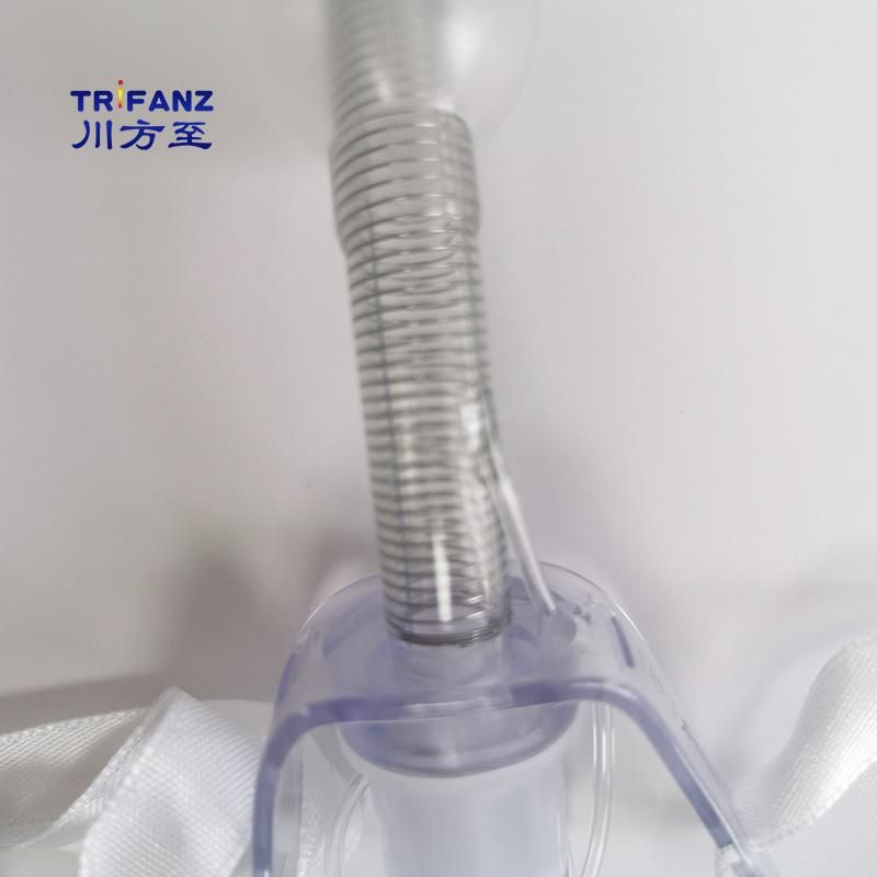 High Quality PVC Materials Reinforced Tracheostomy Tube