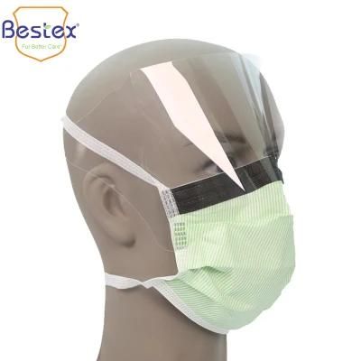 Disposable /Non-Woven/Medical Supply/Surgical/Face Mask with Shield/Face Shield