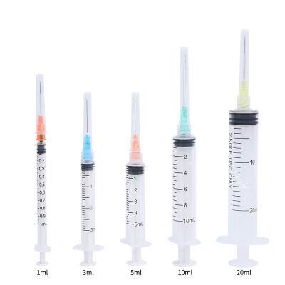 Various Specifications New Product Plastic Hospital Medical Needles Syringe