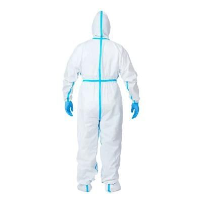 Wholesales Type 4/5/6 Antistatic Disposable Medical Protective Gown/Coverall