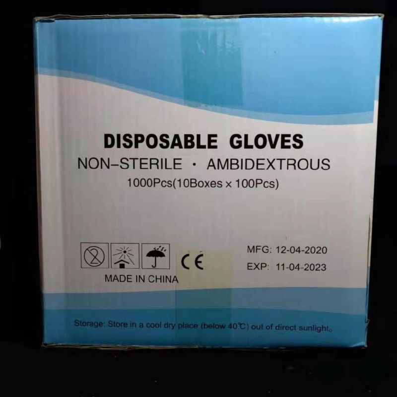 Nitrile Examination Glove 510K China Manufacturer Wholesale Fast Delivery Powder Free Disposable Medical Gloves