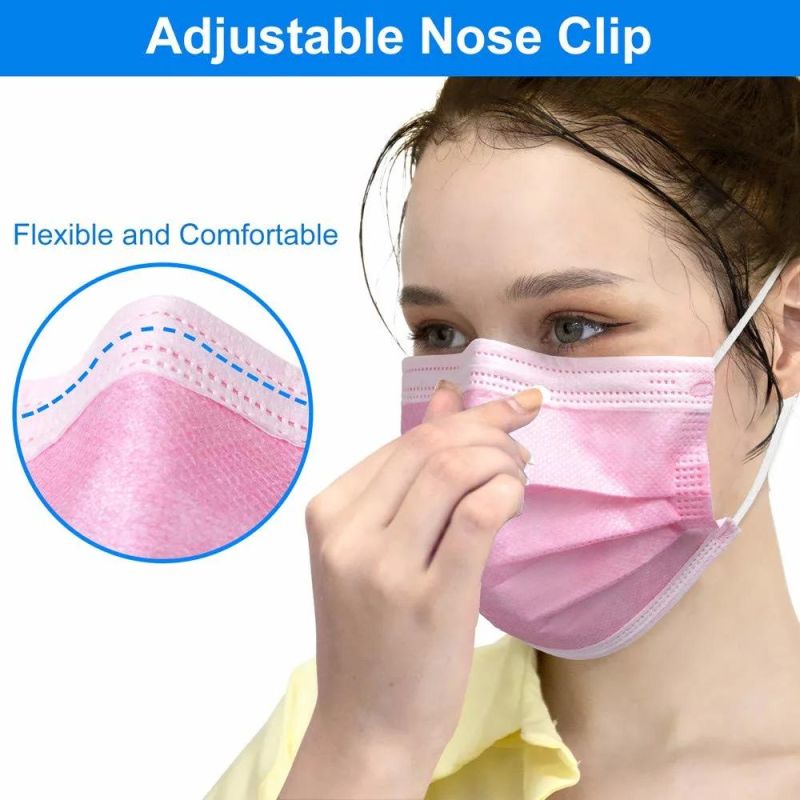 Wholesale Multi Colors 3 Ply Masker Face Disposable Earloop Disposable Face Mask Hot Sale Products