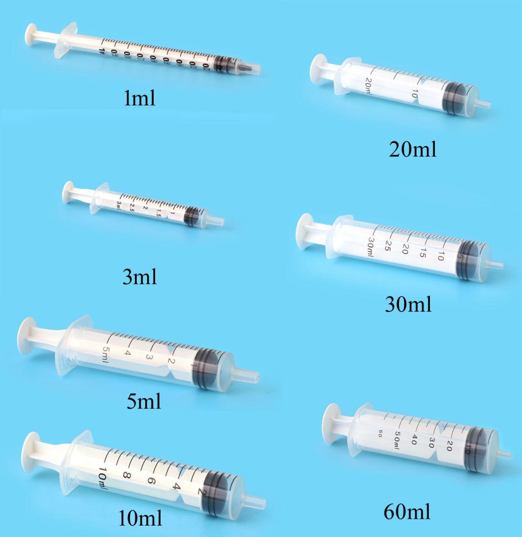 All Sizes Sterile Insulin Medical Plastic Disposable Syringe for Single Use