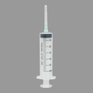 China Manufacturer 3 Parts Medical Disposable Syringe with Needle