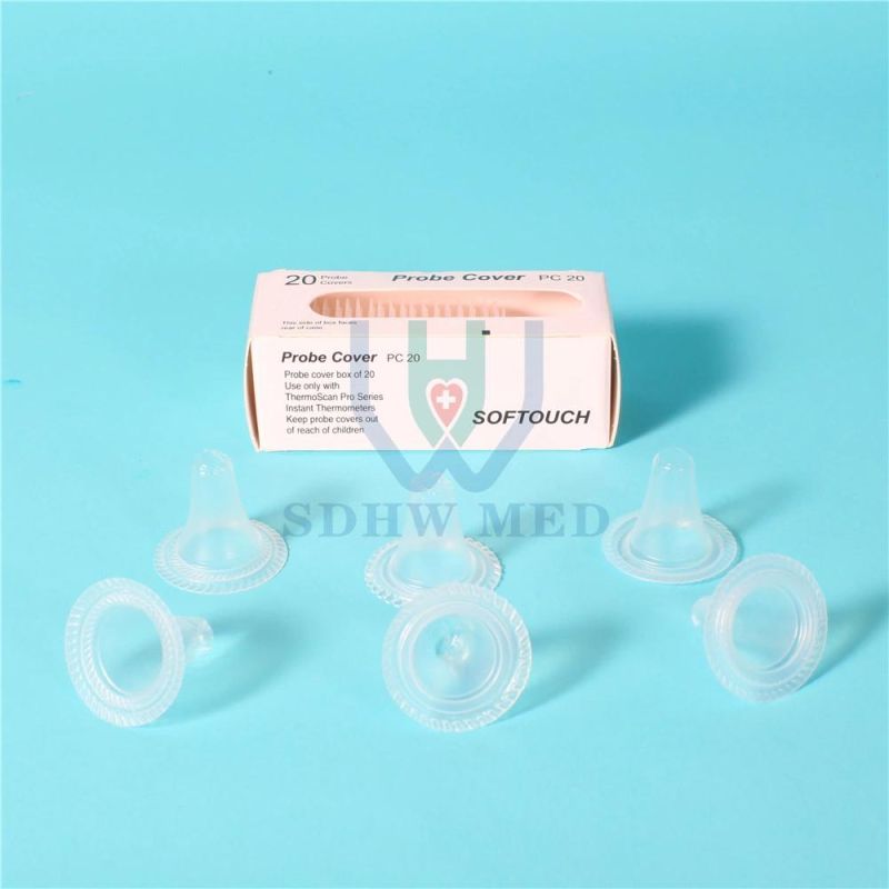 Quick Delivery Wholesale Disposable Plastic Soft Ear Thermometer Probe Cover with CE