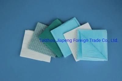 High Quality Dental Waterproof Colorful Disposable Use Consumable Dental Bibs Medical Surgical Drapes