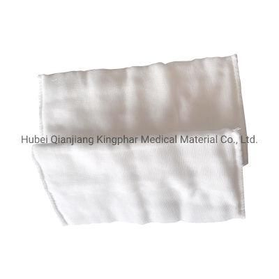 Cotton Absorbent Gauze Pad with Cotton Inside for Dressing Wounds