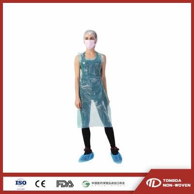 Kitchen Environmental Adults Disposable Waterproof LDPE HDPE PE Plastic Apron