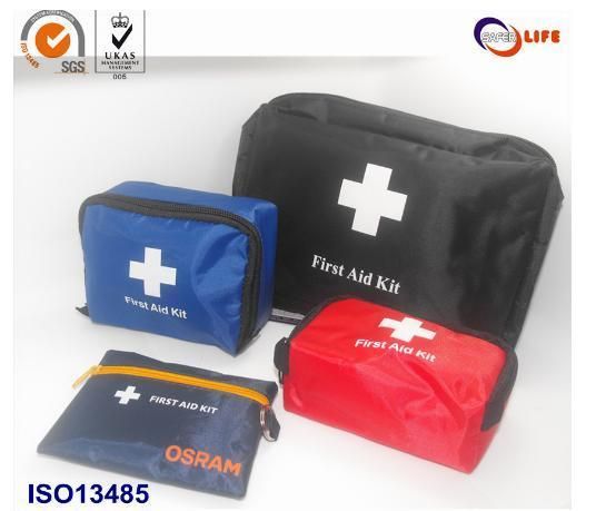 portable First Aid Bag with Zipper Nylon Emergency Bag Medical First Aid Kit Set