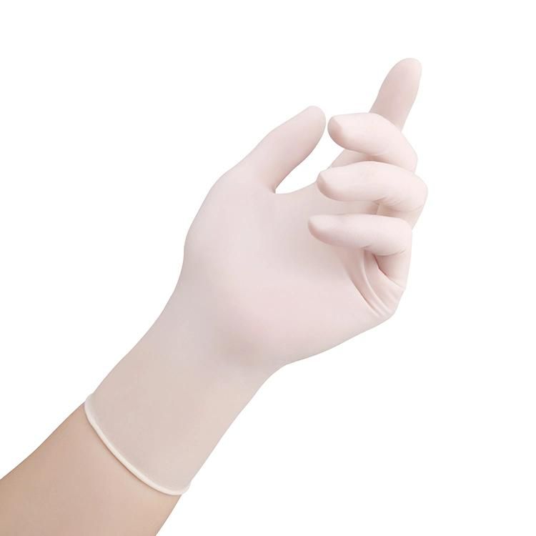 Latex Gloves Disposable Latex Gloves Powder Free Box Surgical Medical Examination Latex Hand Gloves Manufacturers