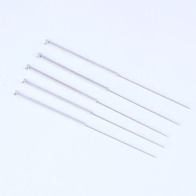 Painless Silver Wire Handle Tianxie Brand Acupuncture Needles with Plastic Bag Packing