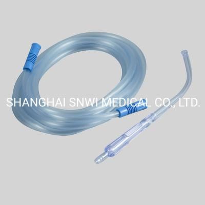 CE ISO Approved Disposable Surgical Yankauer Suction Connecting Tube Set with Handle