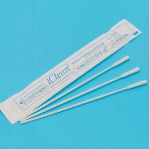 Disposable Sterile Specimen Collection Sampling Flocked Nylon Swab with Breakpoint