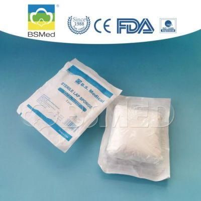 100% Cotton Absorbent Medical Gauze Lap Sponge for Wound Dressings FDA Ce ISO Certificate