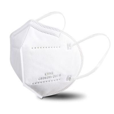 Vertical Foldable KN95 Mask Non Woven Disposable Face Mask with Elastic Earloop