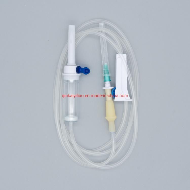 Medicine Disposable IV Infusion Set with Flow Control Regulator