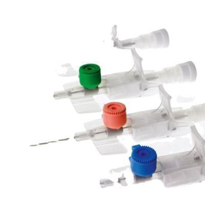 Color Yellow IV Cannula I. V Catheter with Wings Without Injection Port