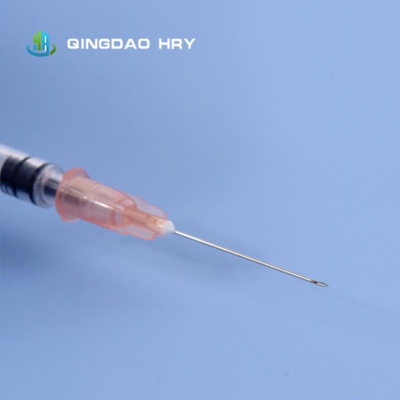 Medical Standard of Disposable Luer/Slip Lock Syringe Injection Syringe with Needle & Safety Needle CE FDA ISO 510K