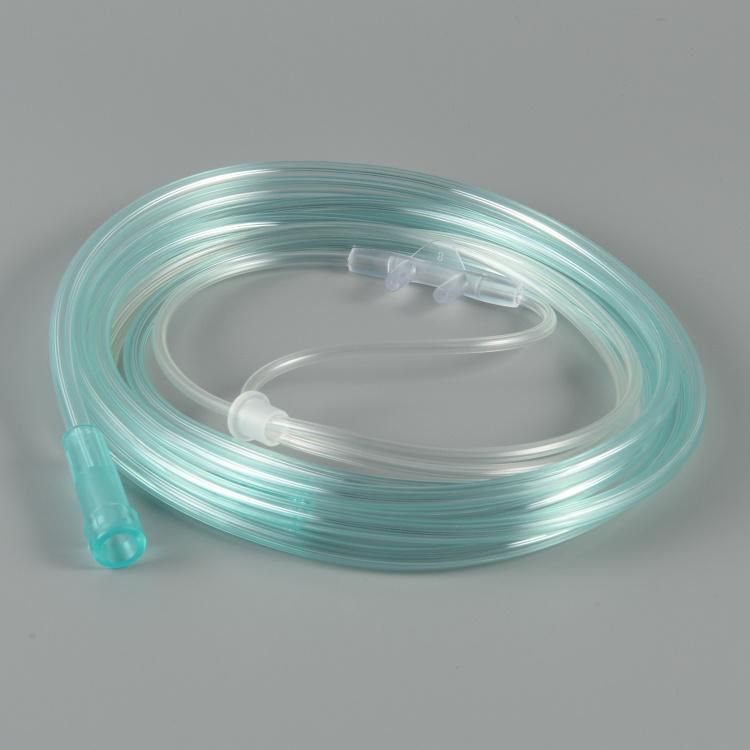 PVC Disposable Oxygen Nasal Tube with Soft Tips
