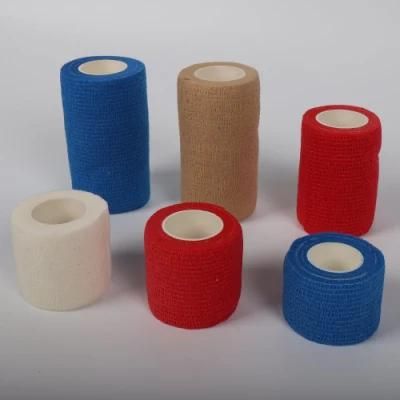 12cm X 4.5m Stretched Length Non Sterile Medical Dressing Non Woven Self Adhesive Elastic Bandage