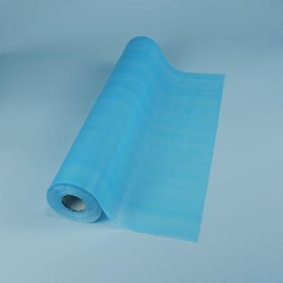 Less Slipping Non Woven Bed Sheet Roll with PE Film for Beauty Salon