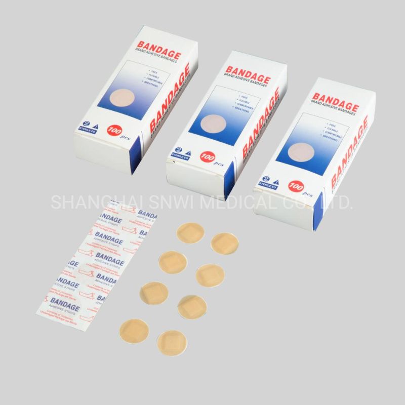 Medical Supply Products Non-Toxic Pyrogen Free Nnon-Sterile Medical Adhesive Drilled Plaster