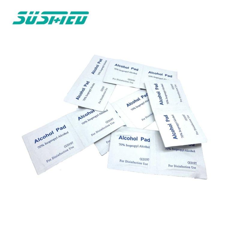 Alcohol Wipes Prep Pad for Professional and Hospital Use Antibacterial Disinfection