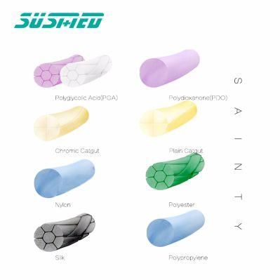 Disposable Medical Sterilised Surgical Suture with Needle