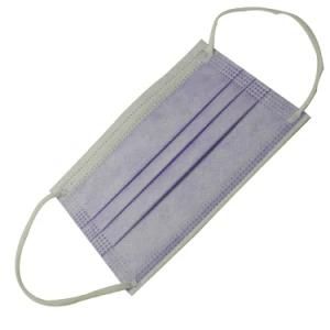 Highly Recommended Yy/T 0469 Disposable Purple Ear Loop Non Sterilization Face Mask