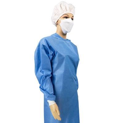 Disposable Isolation Gown and Cap AAMI Level 3 Surgical PPE Virus Protective Clothing