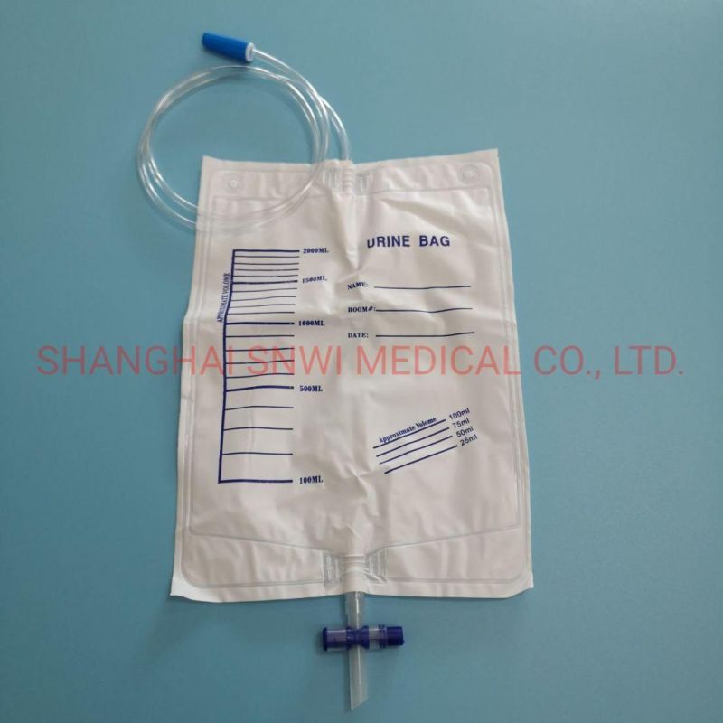 Disposable Medical 2000ml Adult Sterile Economic Urine Bag