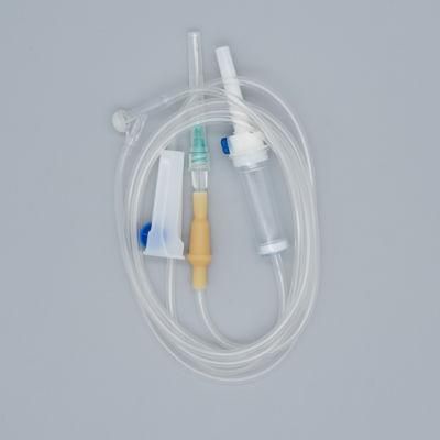 Disposable Safety Parts of Medical Latex Free IV Infusion Set with Flow Regulator