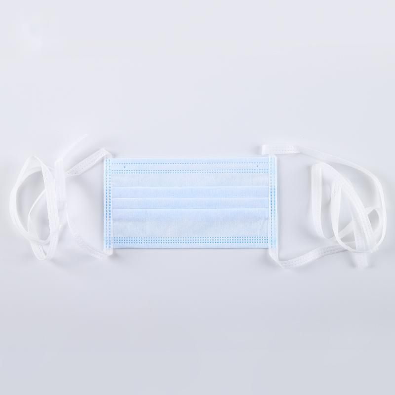3 Layer Surgical Mask Tie-on Dental Mask for Hot Sale