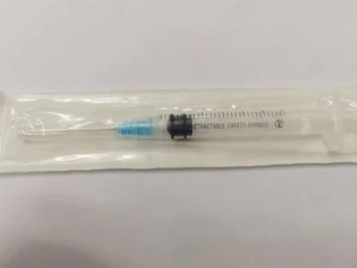 Disposable Medical Syringe Needle Retractable Safety Syringe FDA CE Approved